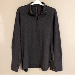Lululemon Surge Warm 1/2 zip size XXL charcoal